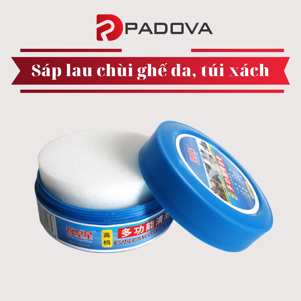 Sáp Vệ Sinh Đa Năng, Lau Sạch Ghế Da Túi Xách, Nhựa Taplo Tiện Dụng PADOVA 7056