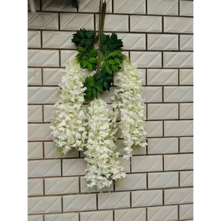 Rủ Tử Đằng Bó 12c Hoa Lụa Nhân Tạo