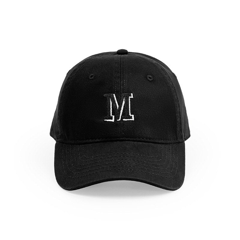 LINJW Mũ Lưỡi Trai Cotton Mềm Mại Thêu Chữ Đơn Giản Thời Trang Unisex