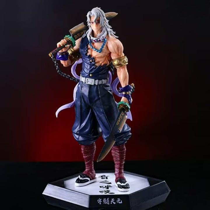 Mô hình Kimetsu no yaiba, Uzui tengen thần đao cao 32cm, figure demon slayer sưu tầm làm quà tặng, anime thanh gươm diệ