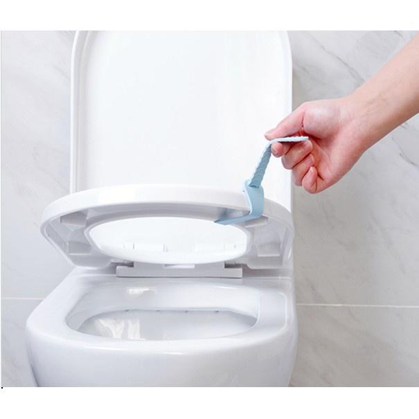 Dụng Cụ Nhấc Nắp Bồn Cầu Silicon Chống Khuẩn, Tiện Lợi, Bảo Vệ Đôi Tay (giao mẫu ngẫu nhiên)