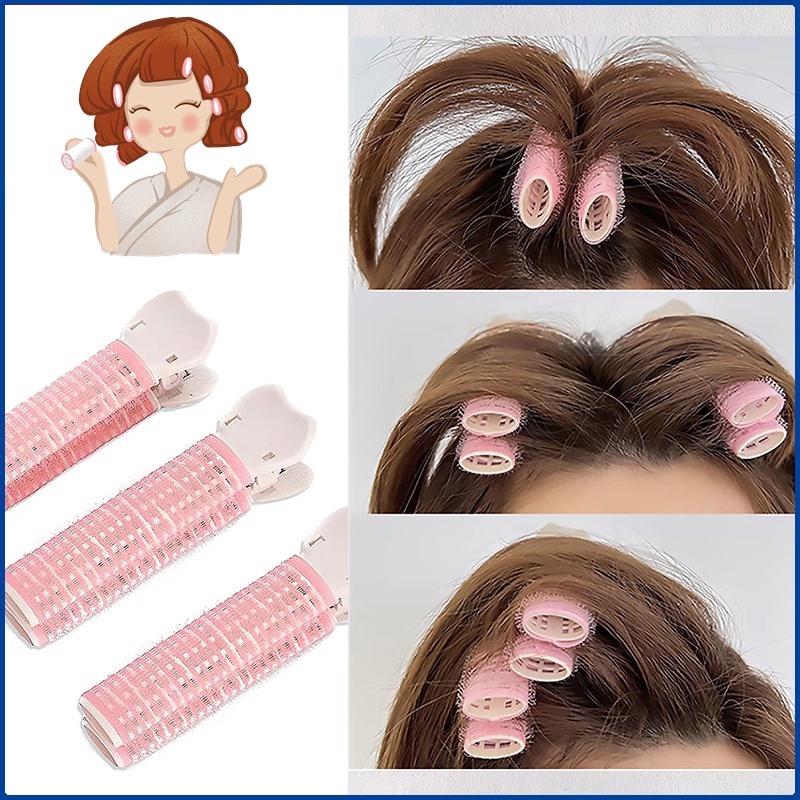 Máy Uốn Tóc Tự Dính Có Thể Điều Chỉnh Tiện Dụng