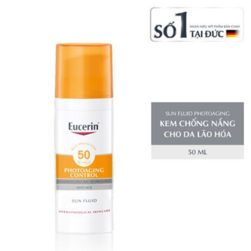 Eucerin - Kem Chống Nắng Ngăn Ngừa Da Lão Hóa Sun Fluid Photoaging Control SPF50 50ml