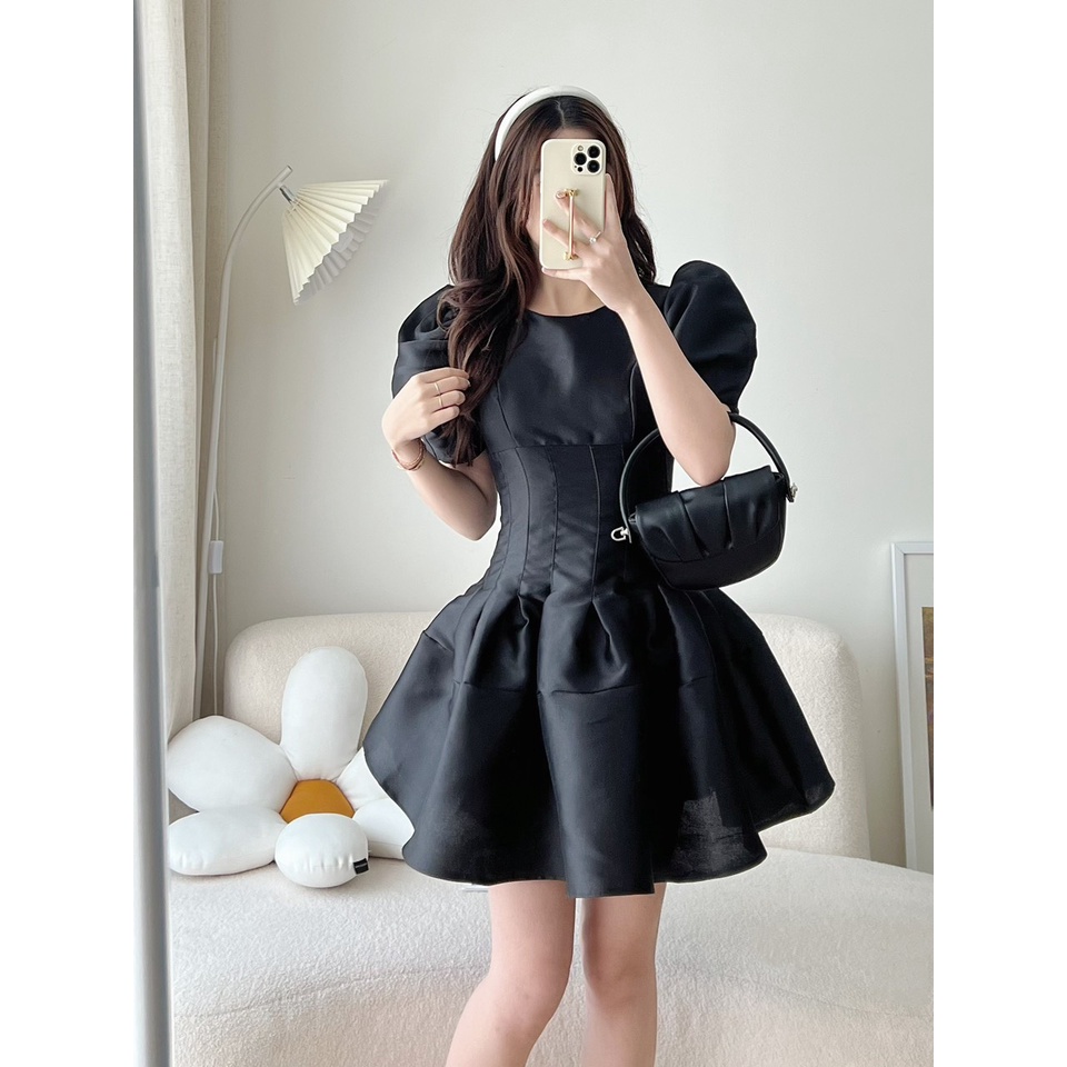 - Váy Tafta cao cấp  tiểu thư siêu sang chảnh  - GV01 - jannahouse