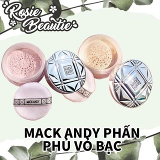 (MACK ANDY) PHẤN PHỦ BỘT KIỀM DẦU MỊN VỎ BẠC