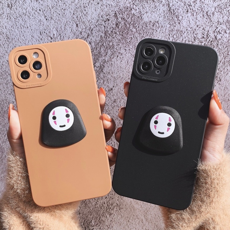 Ốp lưng ip pro camera đen - nâu kèm hoạ tiết vô diện dành cho ip 8p/x/xsm/11pm/12pm/13/13pm/14/14pm