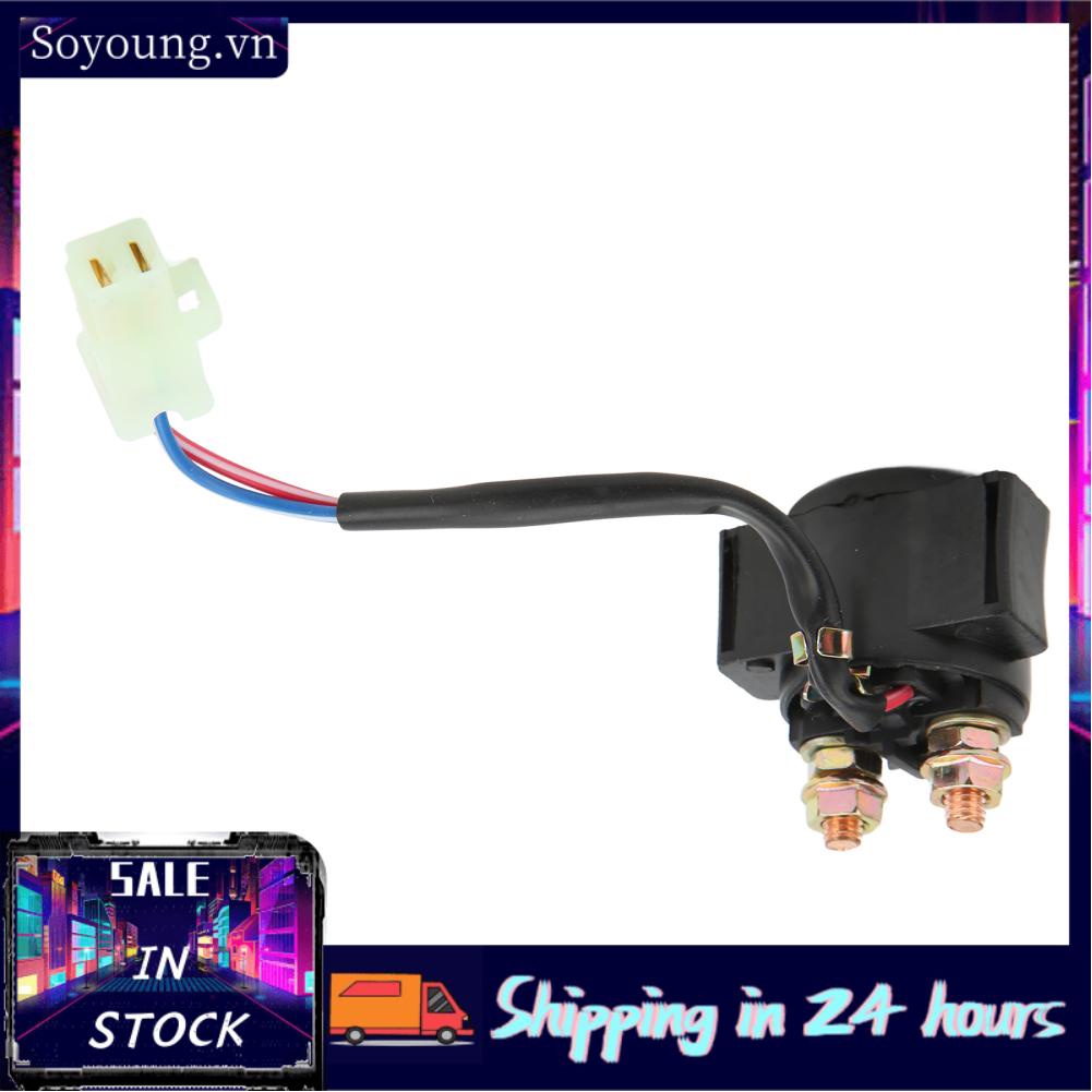 Soyoung Starter Solenoid Relay Motor Strong Compatibility Replacement for TTR225 TTR250 XV500 XV750 XV920 ATV Dirt