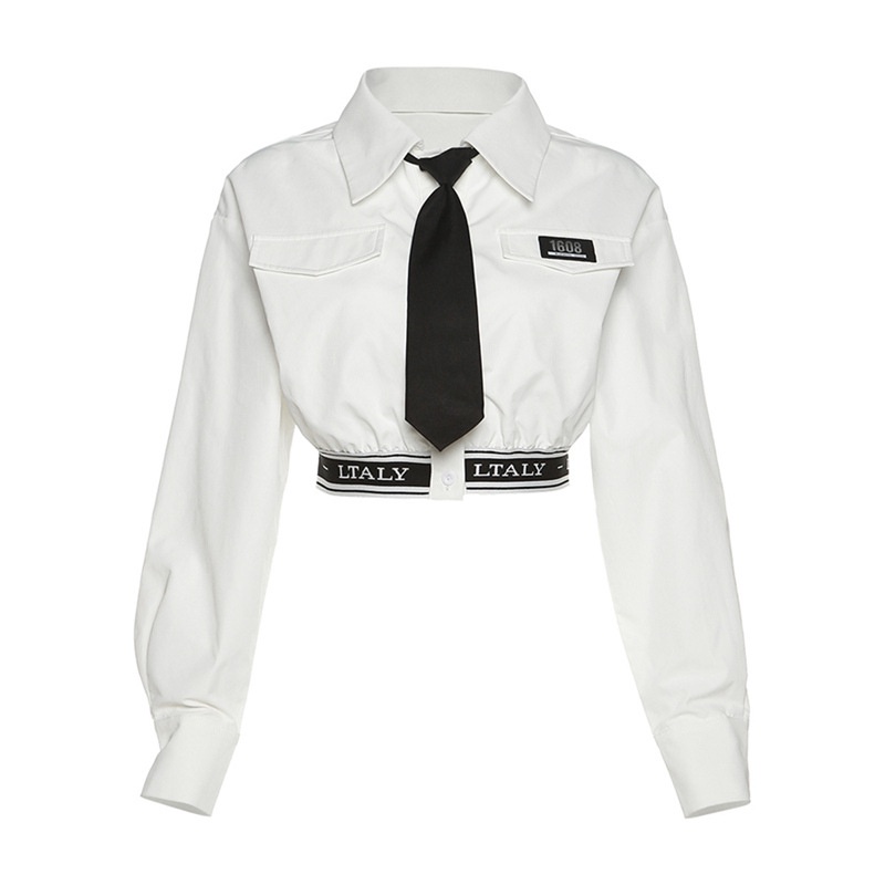 Áo Thun Cardigan Tay Dài Màu Trơn Dáng Ôm Hở Rốn Thời Trang Cho Nữ