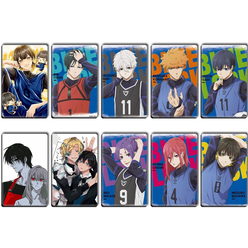 Set 10 Tấm Thẻ Dán Hoạt Hình Dễ Thương Cho Bé