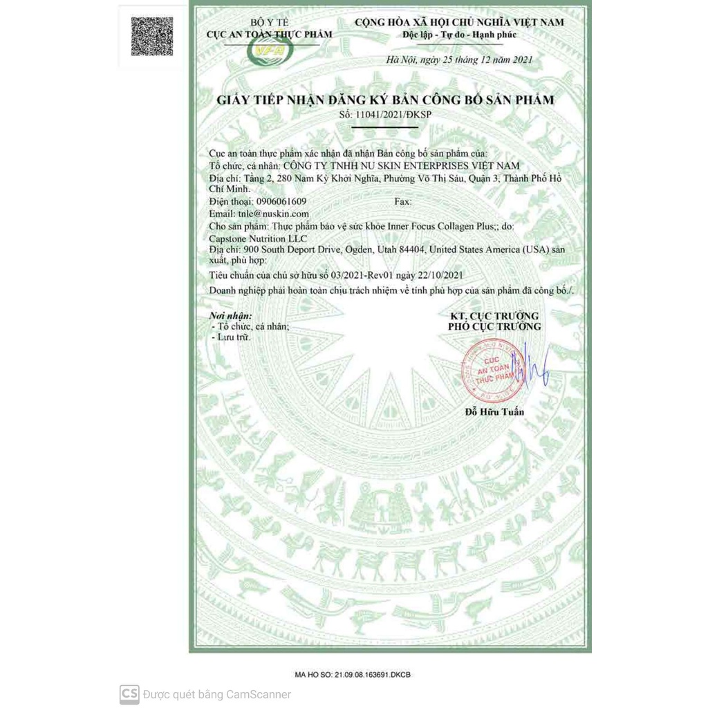 Collagen Plus NuSkin tốt cho Da,xương, móng, tóc, dây chằng, Sụn khớp  Kích thước 30 gói/hộp Date 2024