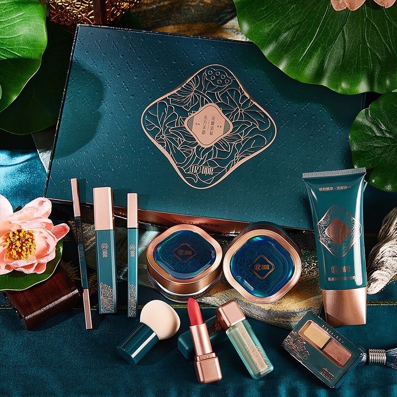 Bộ trang điểm 10 món ,bộ trang điểm nhẹ, bộ son cần thiết, phong cách Trung Quốc, quà tặng sinh nhật cho bạn gái,