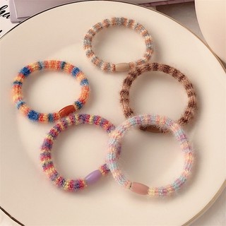 1 cột tóc lông mềm màu thổ cẩm