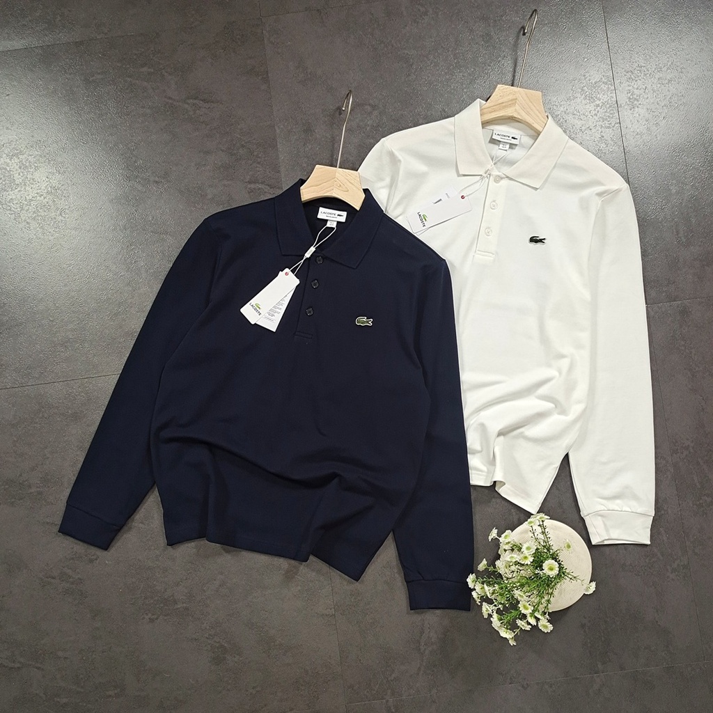 Hàng order xuất dư ***LACOSTE 22ss áo nam polo có ve áo giản dị dành cho nam giới công sở