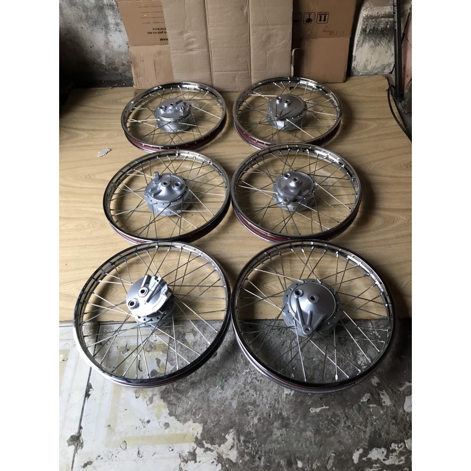 BỘ CĂM ĐÙM NIỀNG-VÀNH NAN SẮT ĐÙM-PHANH CƠ WAVE @ 110 BLADE WAVE S RSX 110 DREAM 110 RÁP LÊN ZIN KHÔNG CHẾ CHÁO