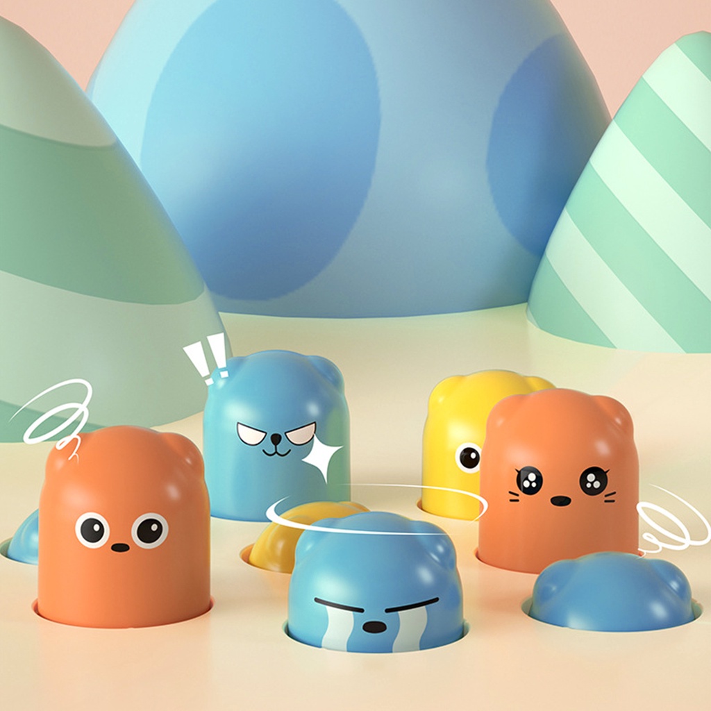 LAHOMIA Set đồ chơi đập chuột tương tác vui nhộn viền mịn đáng yêu dành cho bé trai và bé gái