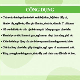 Miếng Dán Chân Thải Độc Cosmo Bisa