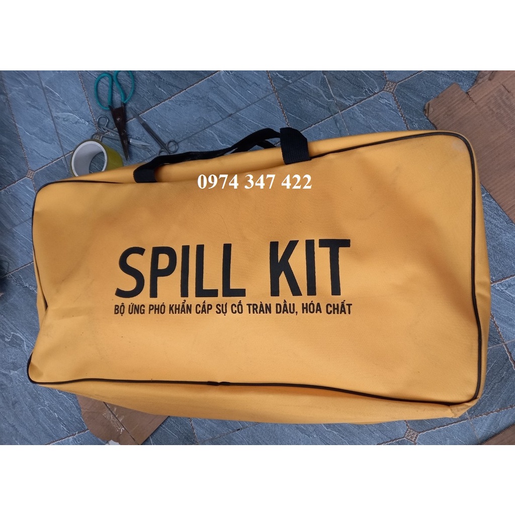 Bộ spill kit ứng cứu dầu tràn và hóa chất 30L