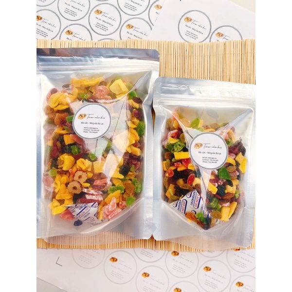 Trái Cây Sấy Dẻo mix | 300-400-500gr | Đặc sản Đà Lạt