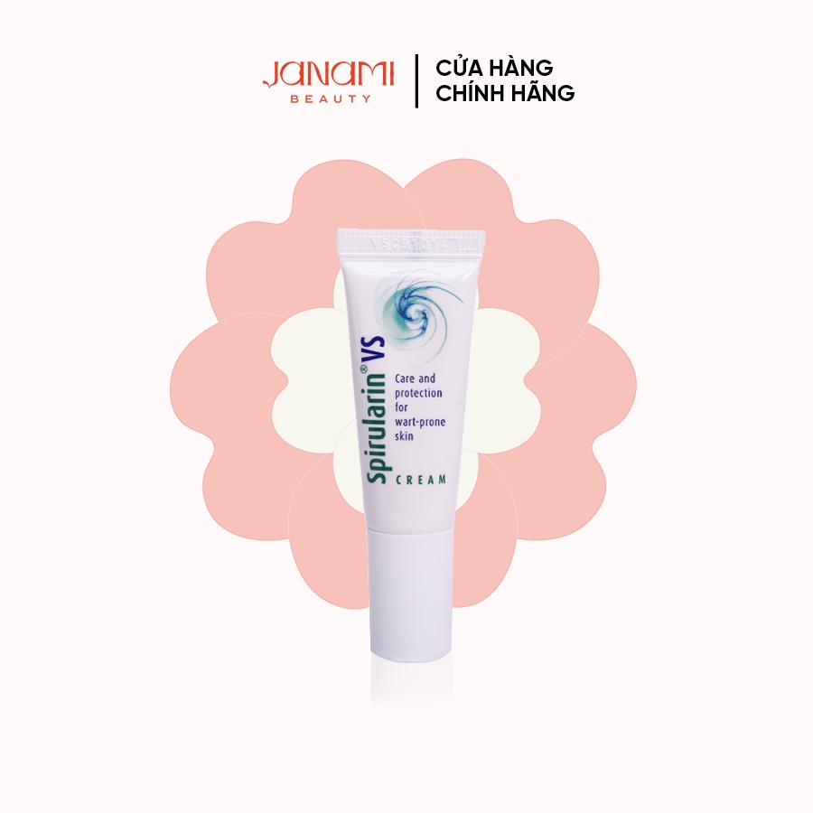 Kem dưỡng loại bỏ mụn Spirularin VS Cream Ocean Pharma Giảm mụn cóc mụn cơm HPV mào gà 15ml