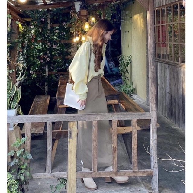 Áo sơmi Vàng chanh Freesize