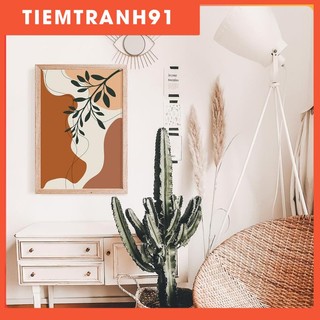 Tranh treo tường | Tranh Boho Printable Art, Modern Minimalist Art Print, Green Leaf Wall Art, Boho
