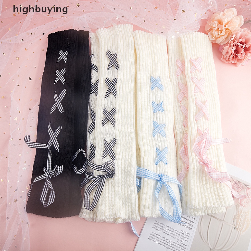 Vớ Dệt Kim Giữ Ấm Chân Phong Cách Lolita Ngọt Ngào Cho Nữ