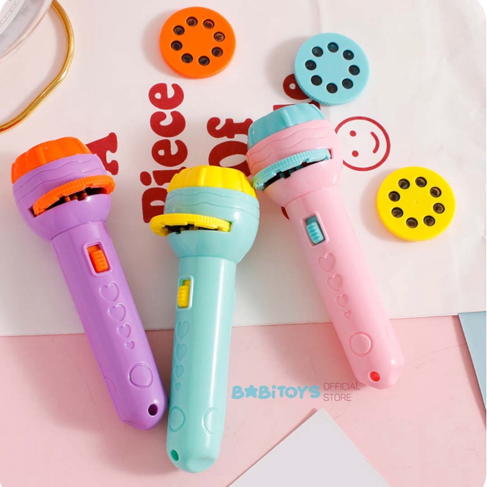 Đèn pin chiếu hình full 80 hình  động vật, giao thông, trái cây, đèn pin chiếu bóng nhiều chủ đề cho bé có hộp