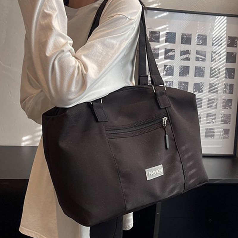 Túi Đeo Vai Bằng Vải nylon Sức Chứa Lớn Thiết Kế Đa Dạng Đơn Giản Cho Nữ
