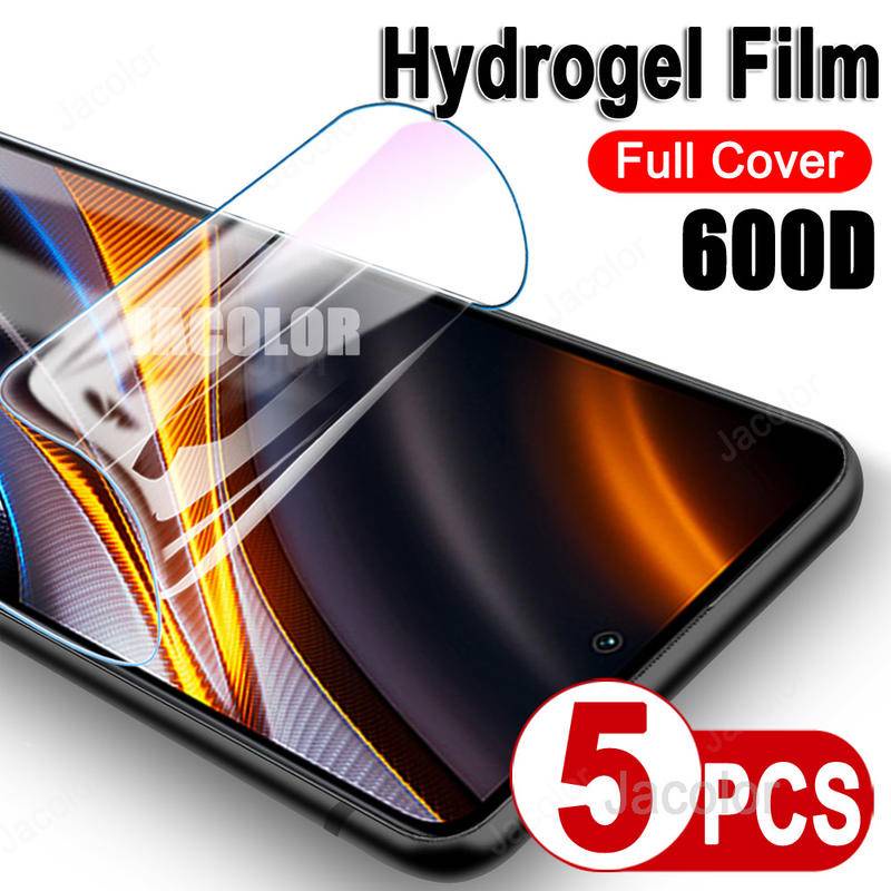 Set 5 Phim Dán Hydrogel Bảo Vệ An Toàn Cho Redmi Note A1 9T 9C 9A 9 9s 9 8 10C 11s 11 10s 10 Pro 5G