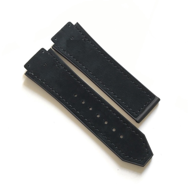 Dây đồng hồ H.U.B da lộn size 42mm