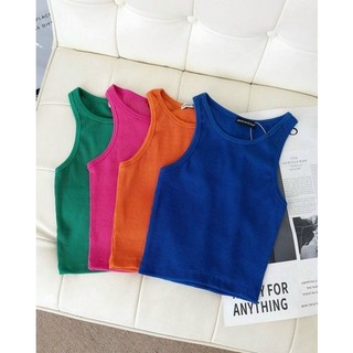 Áo nữ croptop nhiều màu, Áo croptop sát nách Mụp Store