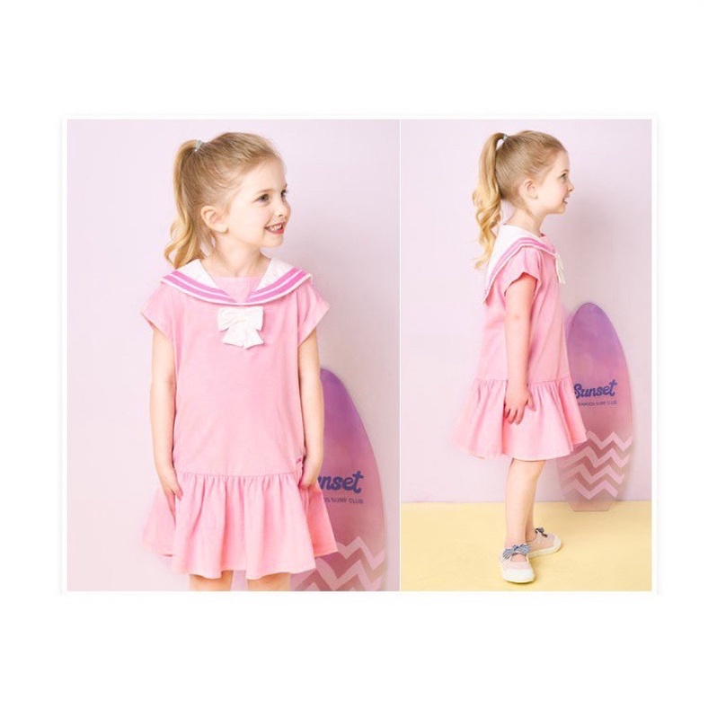 Đầm thuỷ thủ Jelispoon xuất Hàn bé gái