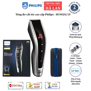  Tông đơ cắt tóc cao cấp Philips HC9420 15 Hair Clipper Series 9000 - Bảo hành chính hãng 12 tháng 