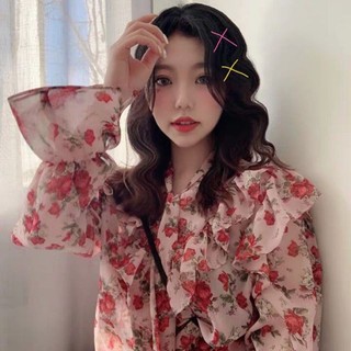 Sơ mi hoa hồng - order