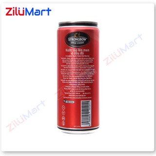 Nước lên men Strongbow vị dâu đỏ (lốc 6 lon) loại 330ml
