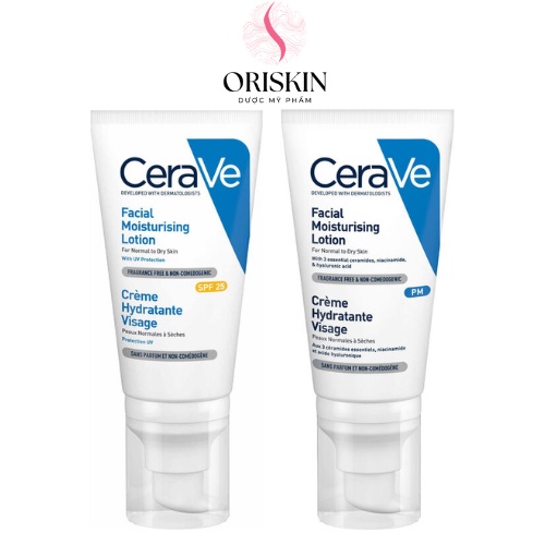 Sample CeraVe - Sữa Dưỡng Ẩm Chuyên Biệt Ban Ngày/Ban Đêm Dành Cho Da Mặt CeraVe Facial Moisturising Lotion AM/PM 1,5Ml