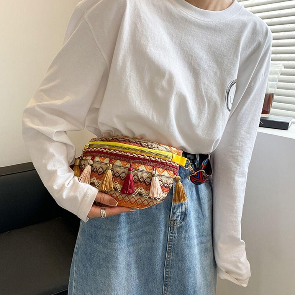 Túi Đeo Chéo Cỡ Lớn Phong Cách Bohemian Thời Trang