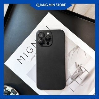 COMBO 2 ỐP LƯNG IPHONE 13, 1 đen trong + 1 tím cát