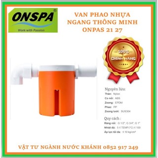 Van phao chống tràn thông minh Onspa tự cấp nước ngắt nước