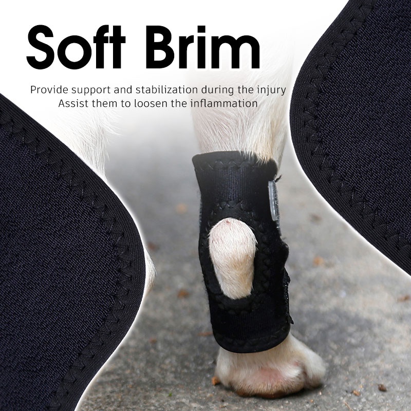 HamshMoc Đai Quấn Mềm Mại Bảo Vệ Vết Thương Chống Bong Gân Có Thể Điều Chỉnh Cho Thú Cưng