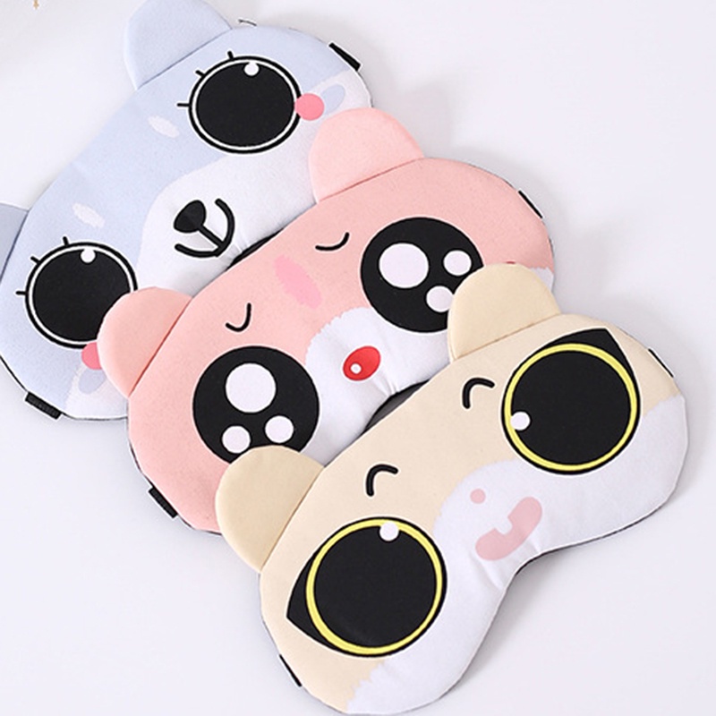 Bịt Mắt Ngủ Có Túi Gel Mềm Mịn Dễ Thương JP5