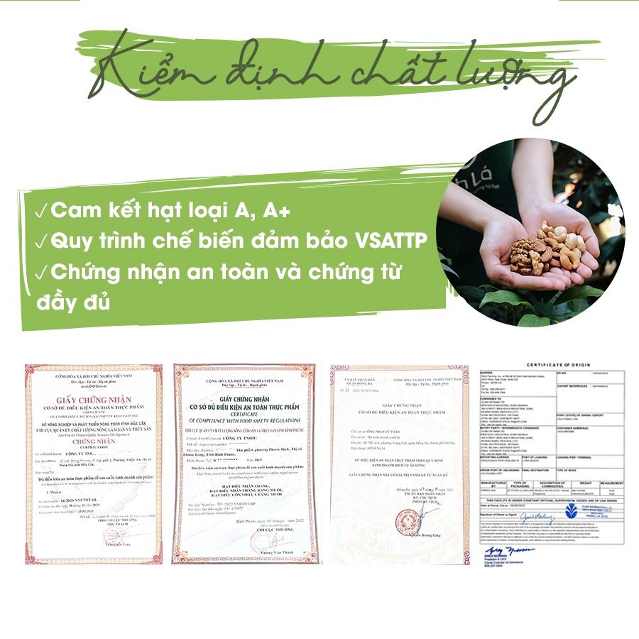 Hạt dinh dưỡng mix 4 loại  cho mẹ bầu không chất bảo quản La'zen 240g