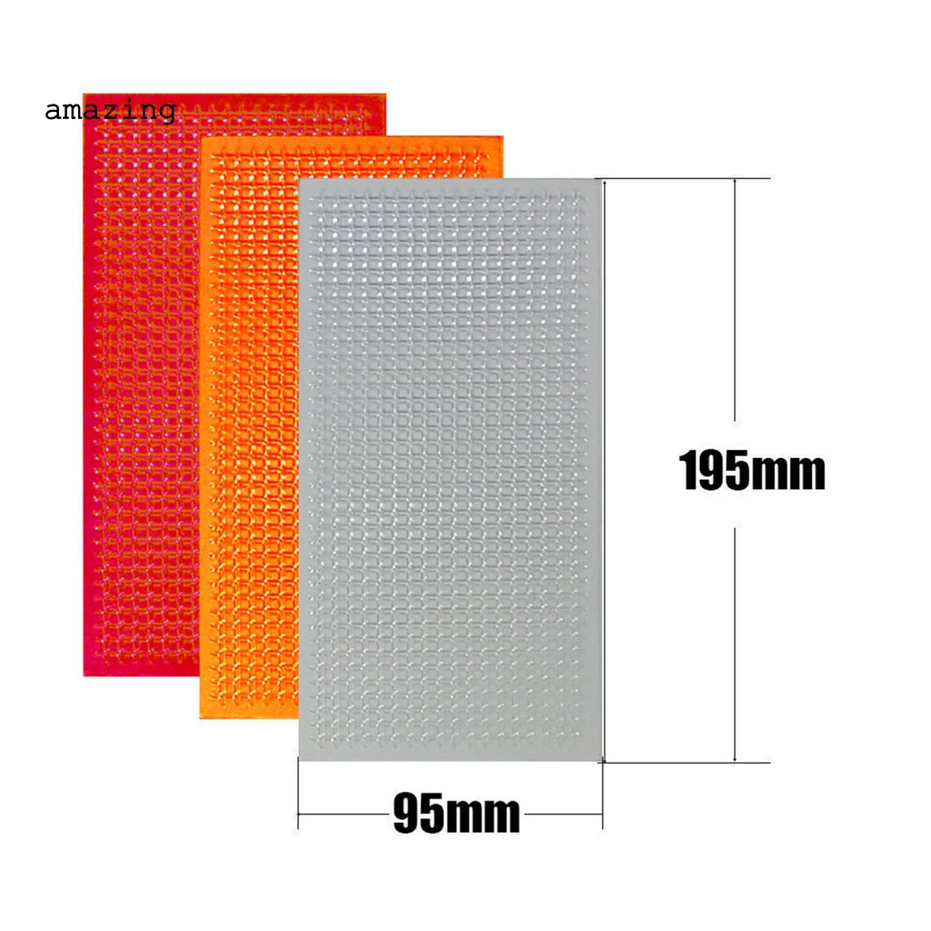 Bộ 3 Miếng Vá Đèn Đuôi Xe Hơi Bằng PVC Mềm Tự Dính Tiện Dụng