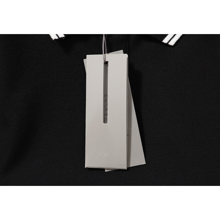 Dior Áo Thun polo Tay Ngắn Chất Liệu Cotton In Họa Tiết Thời Trang Cho Cặp Đôi