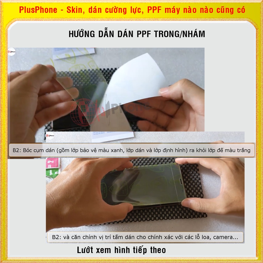 Dán dẻo PPF loại trong và nhám cho Oppo Reno8 T 5G