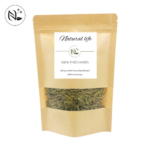 Lá hương thảo khô/ rosemary 20G - 100G Natural Life dùng pha trà phòng ung thư ngăn rụng tóc