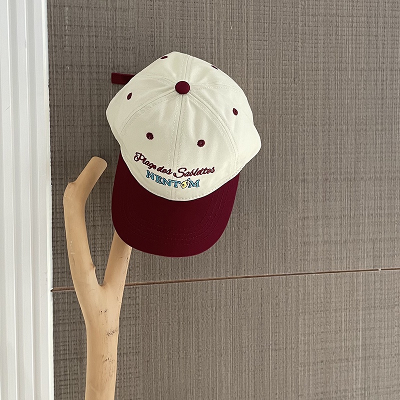 Bobora Mũ Lưỡi Trai Chống Nắng Thêu Chữ Thời Trang Cho Bé Gái