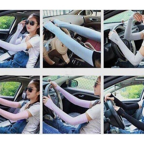 Đôi Găng tay chống nắng xỏ ngón Let's slim