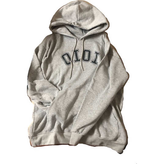 Áo hoodie OIOI màu xám[Ảnh tự chụp]