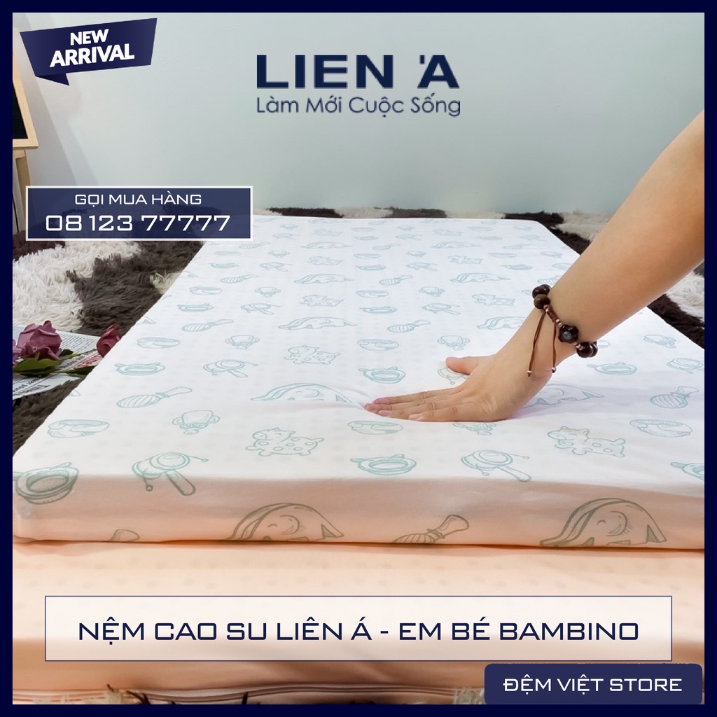 ĐỆM CAO SU LIÊN Á - EM BÉ BAMBINO  HÀNG CHÍNH HÃNG